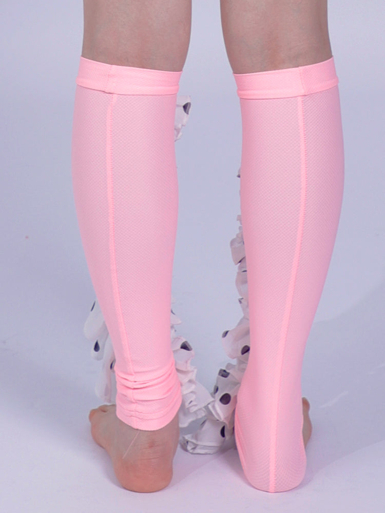polka dot midi leggings/sleeve cover