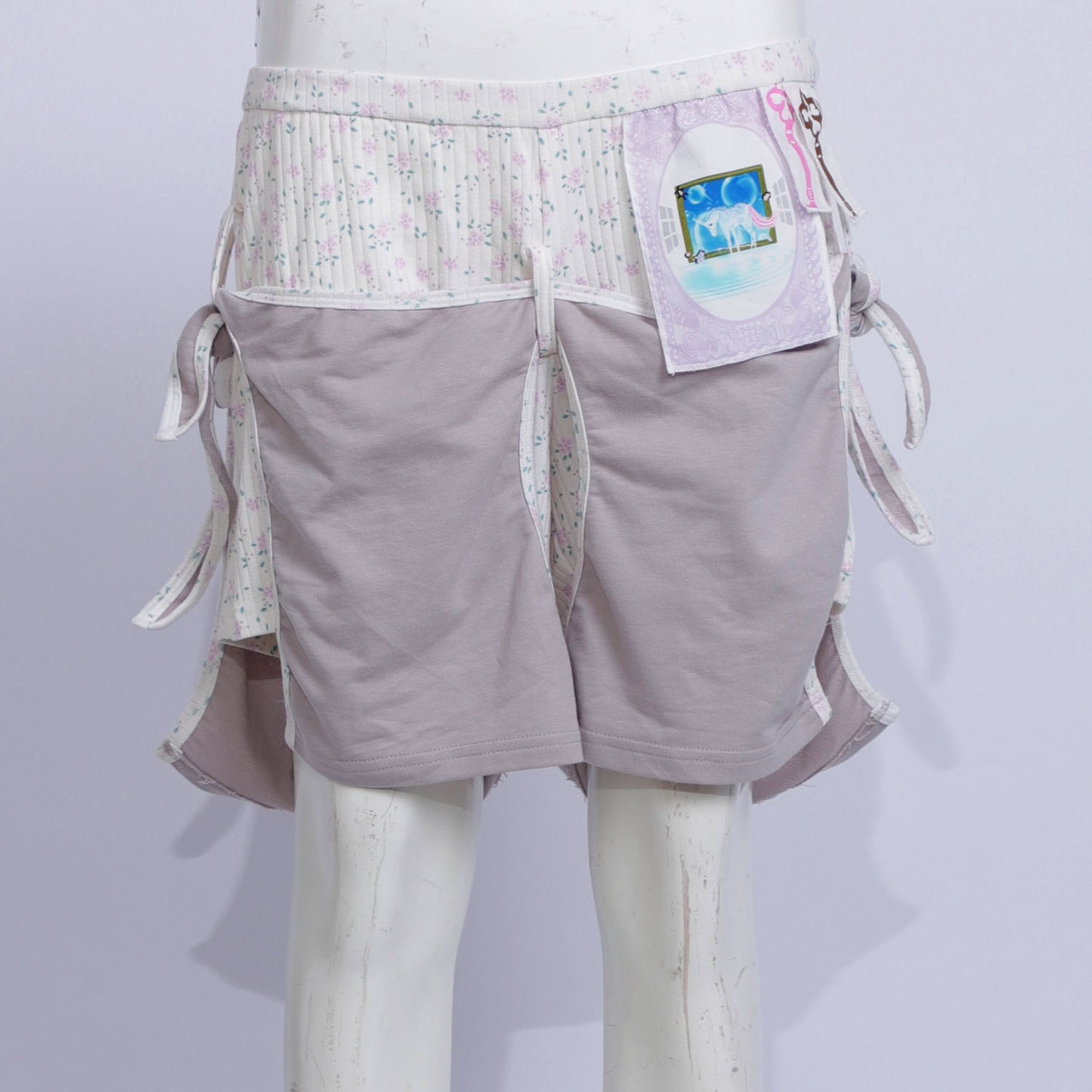 grandma‘s floral split shorts