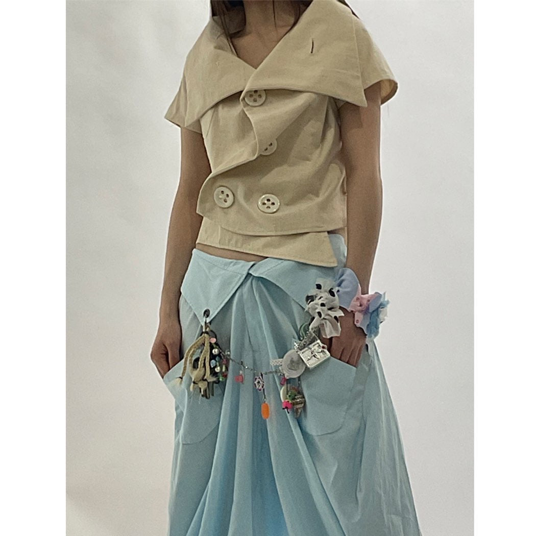 old nature hand-woven rags shirt