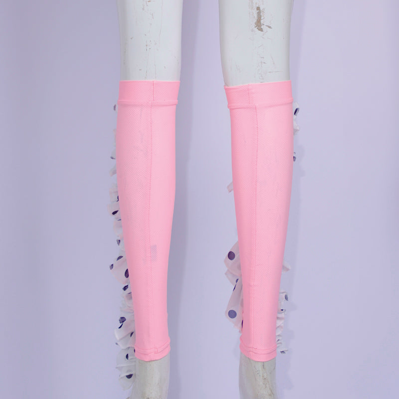 polka dot midi leggings/sleeve cover