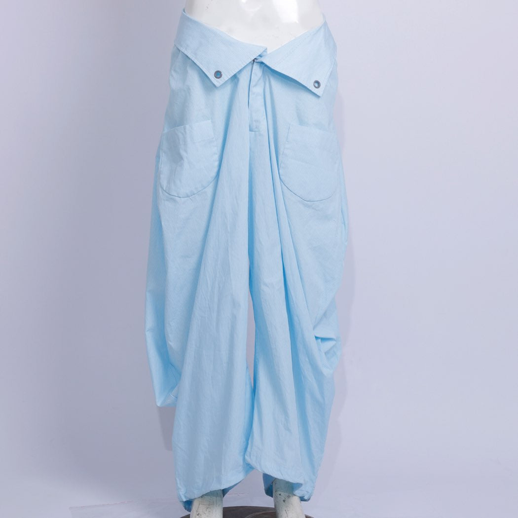 blue stripe fatty,saggy pants