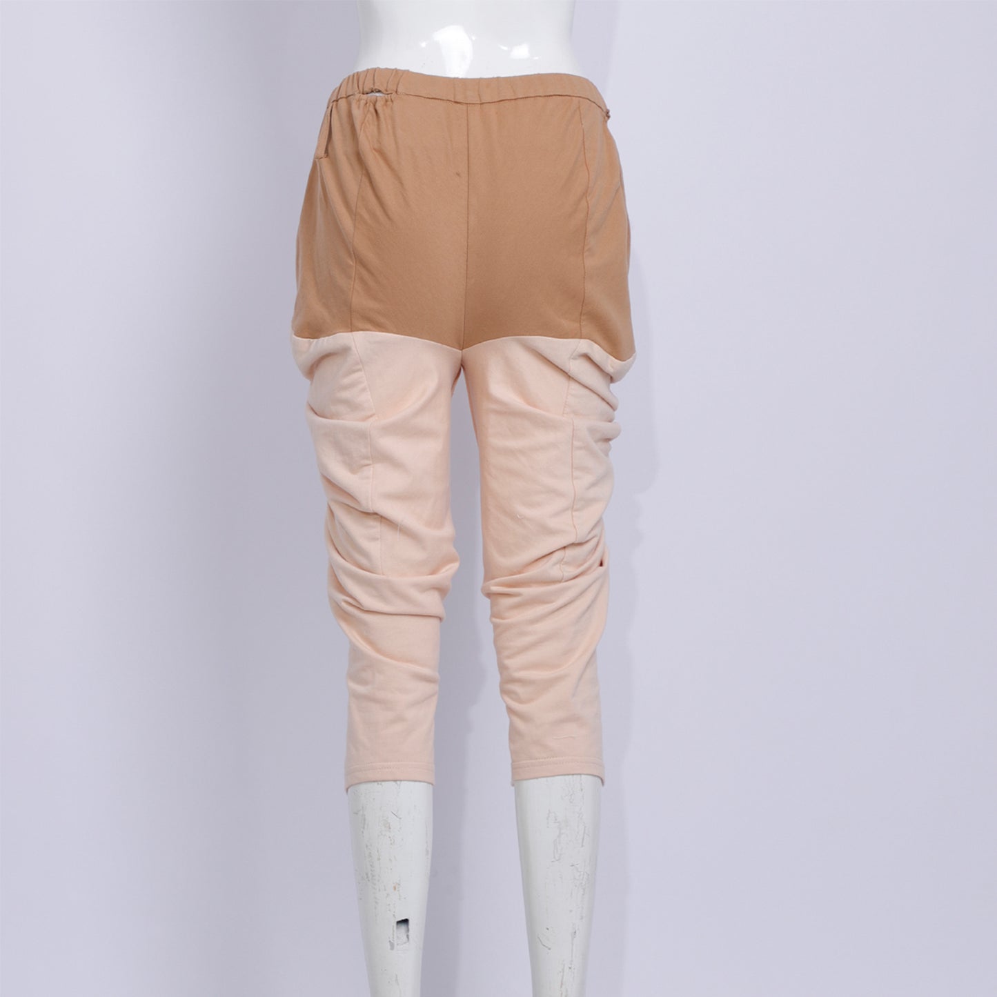 khaki pleated pants