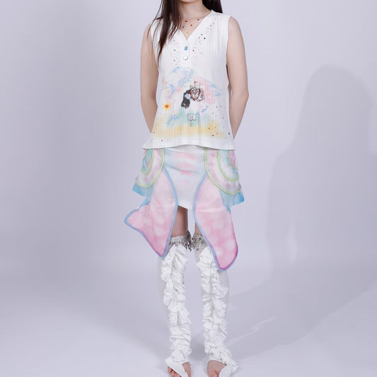 88butterful print vest