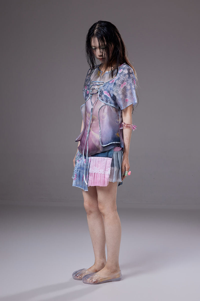 (pre-order)“shower curtain”short-sleeve top