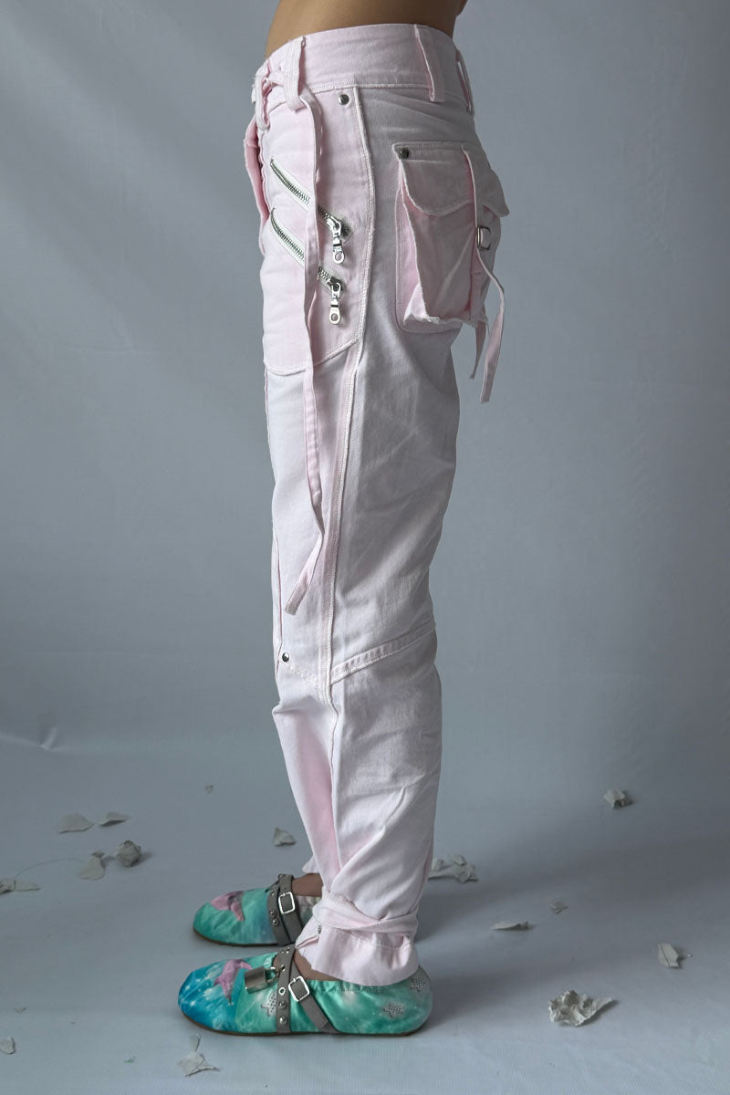 (pre-order)inside-out construction cargo pants