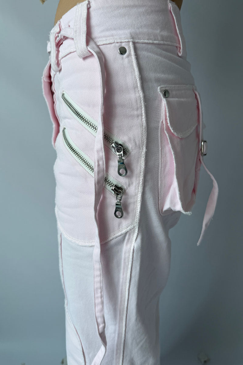 (pre-order)inside-out construction cargo pants