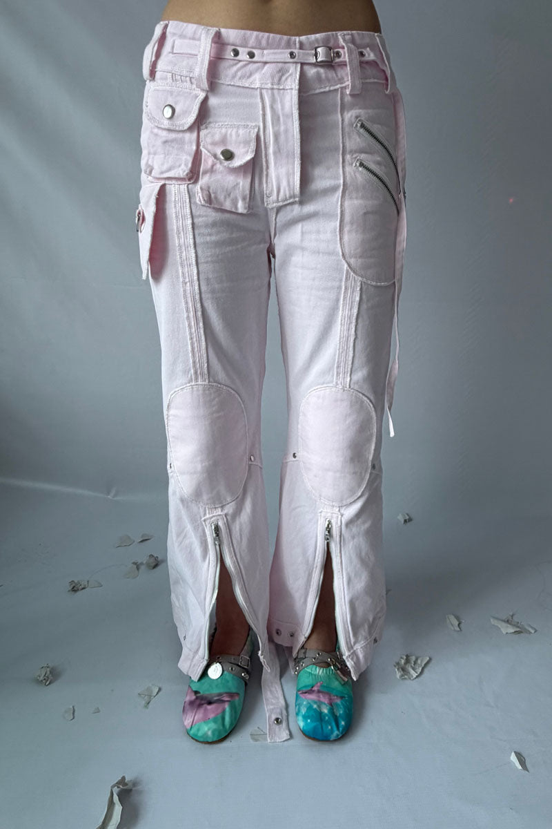 (pre-order)inside-out construction cargo pants