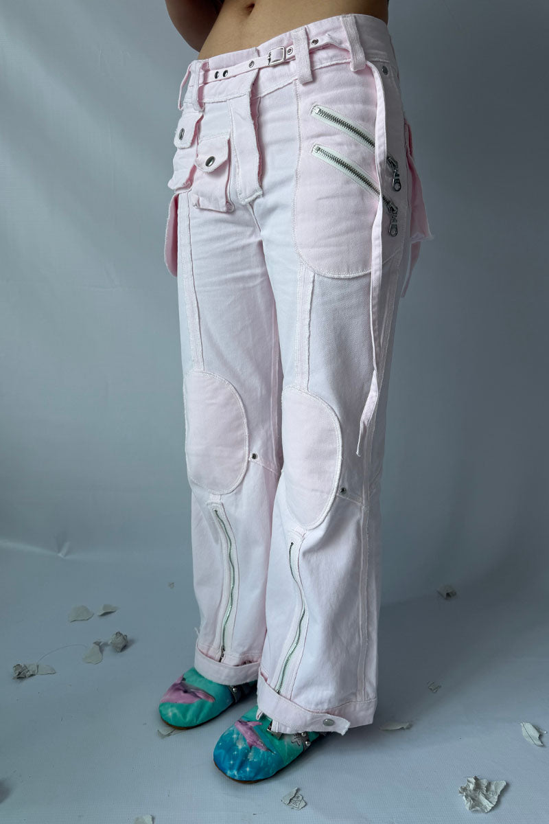 (pre-order)inside-out construction cargo pants
