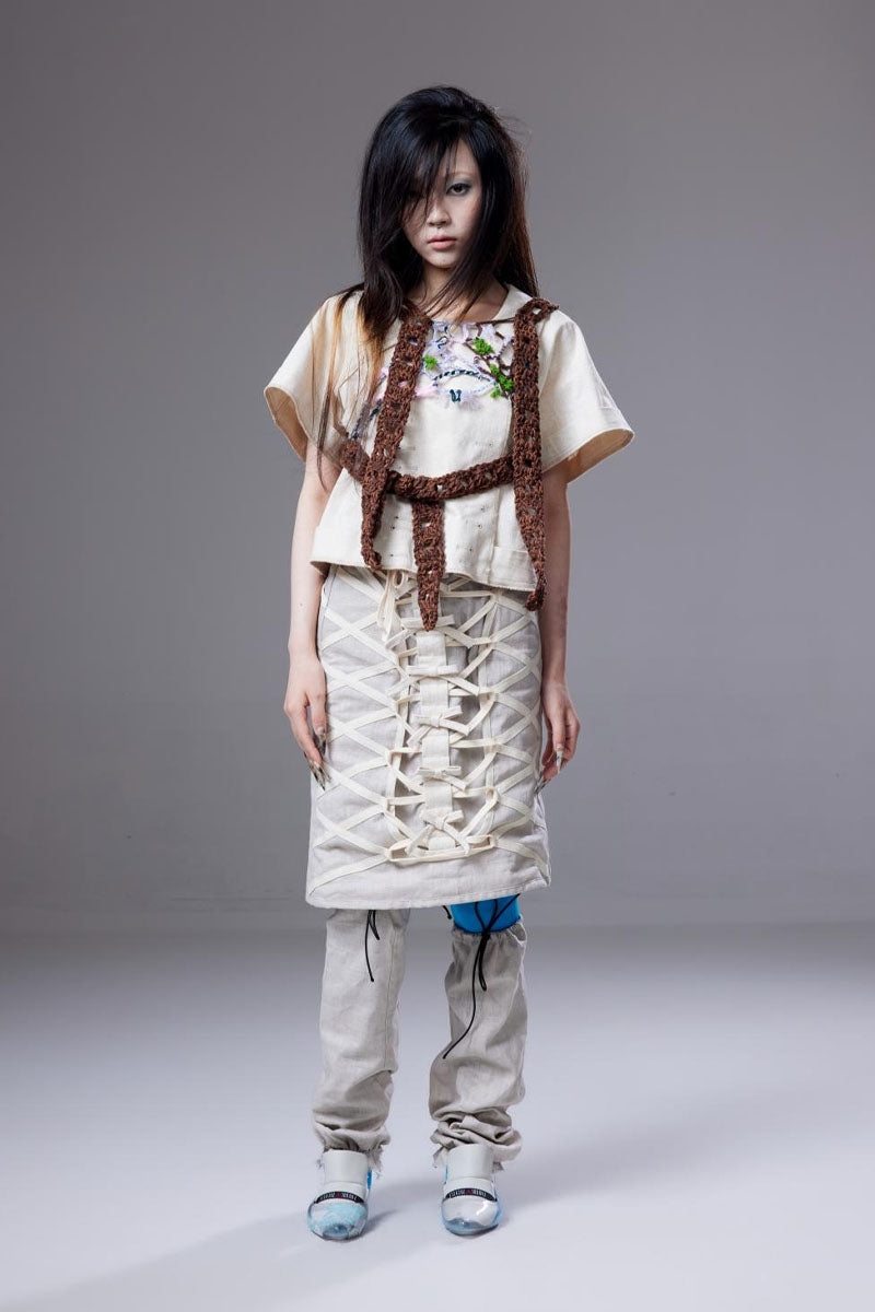 (pre-order)linen workwear short-sleeve shirt