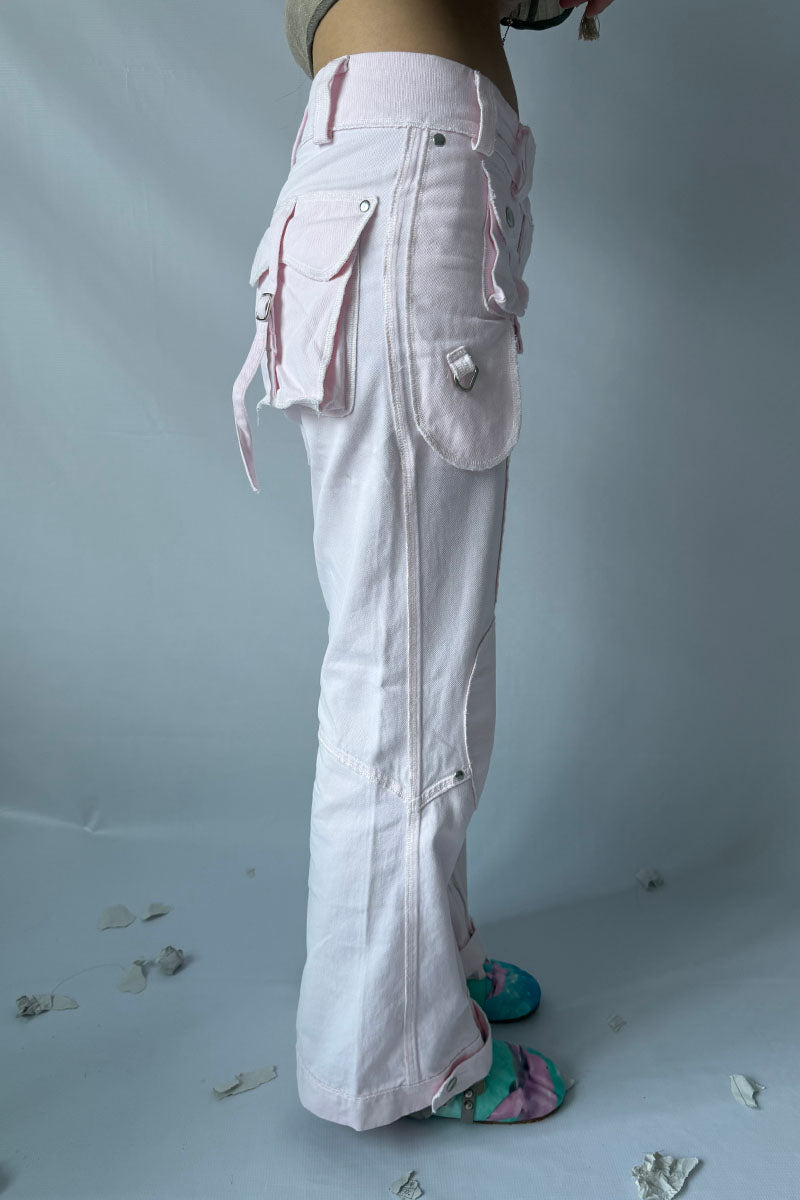 (pre-order)inside-out construction cargo pants