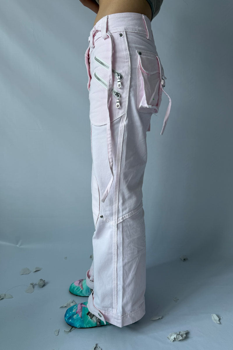 (pre-order)inside-out construction cargo pants