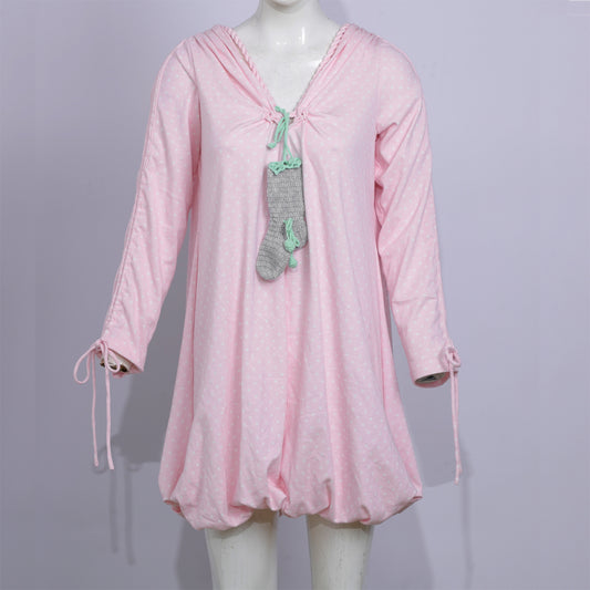 polka dot two-way dress/top